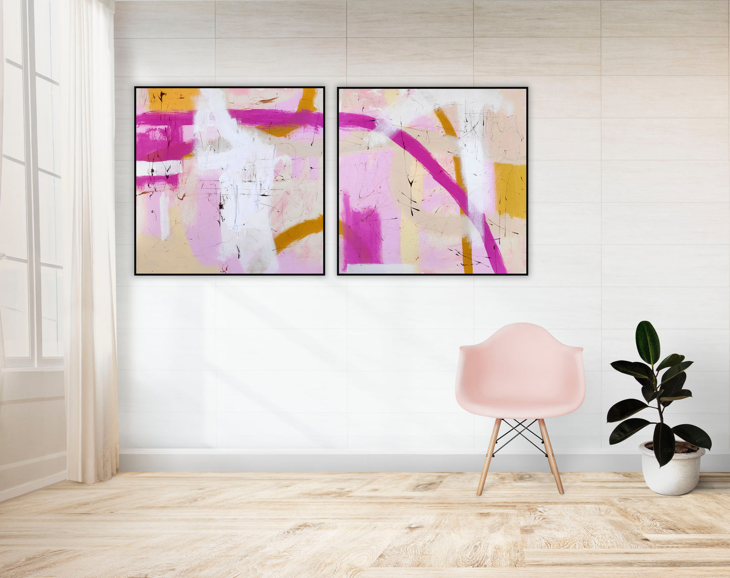 Cotton Candy Dreams l Acrylic on canvas art- Cotton Candy Artwork