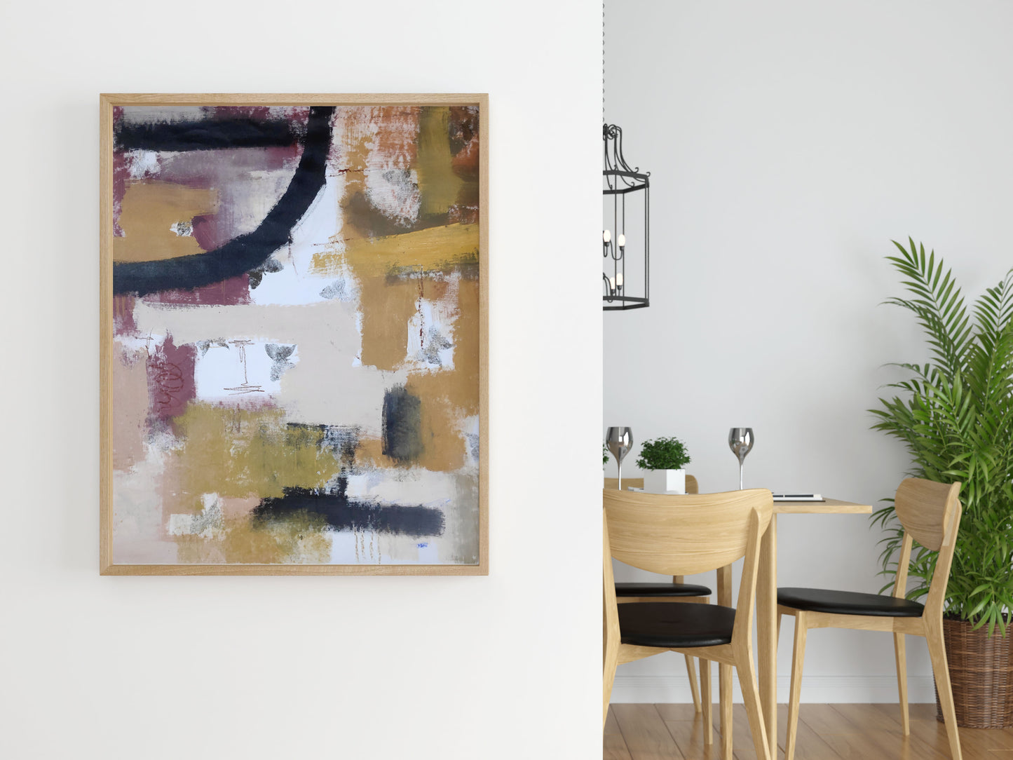 Vivid Rhythm Acrylic on canvas art-Vivid Rhythm
