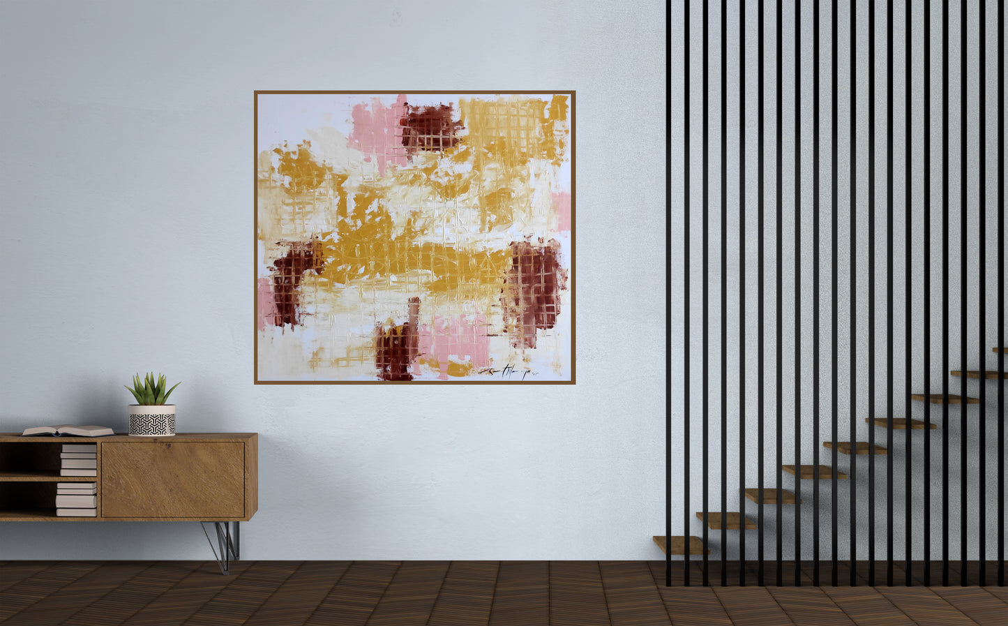 Desert Rose Painting- Acrylic on canvas